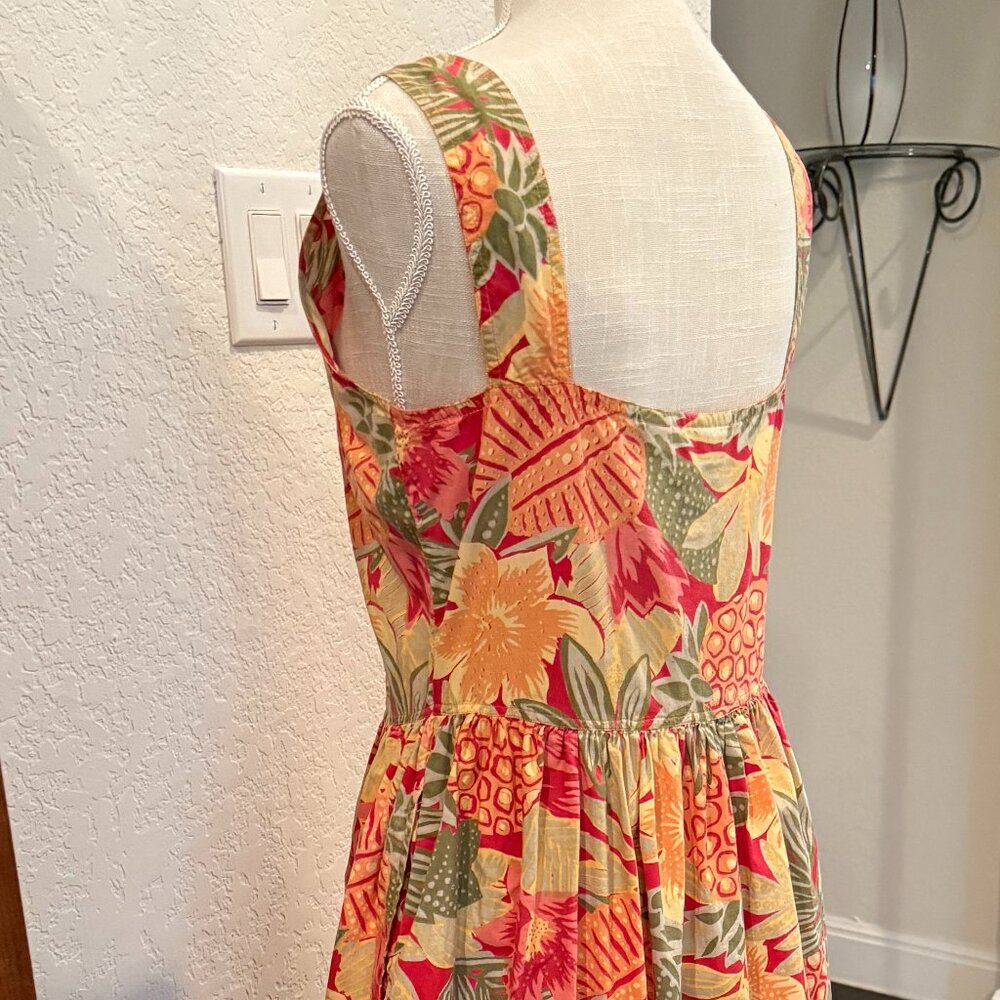 NOUVEAU FACES Vintage Button Front Sun Dress - Picture 6 of 9
